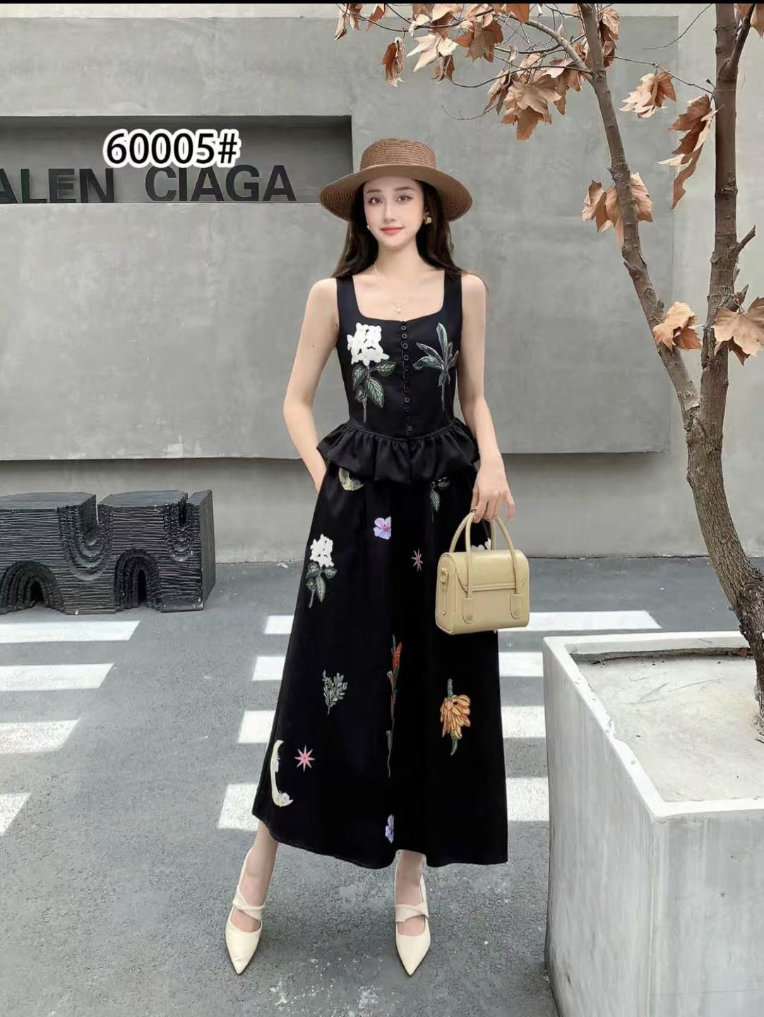 6005 Terno Skiirt Floral