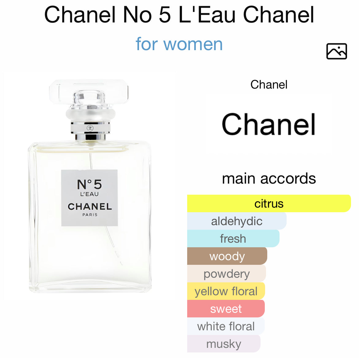 Chanel No 5 L'Eau Chanel