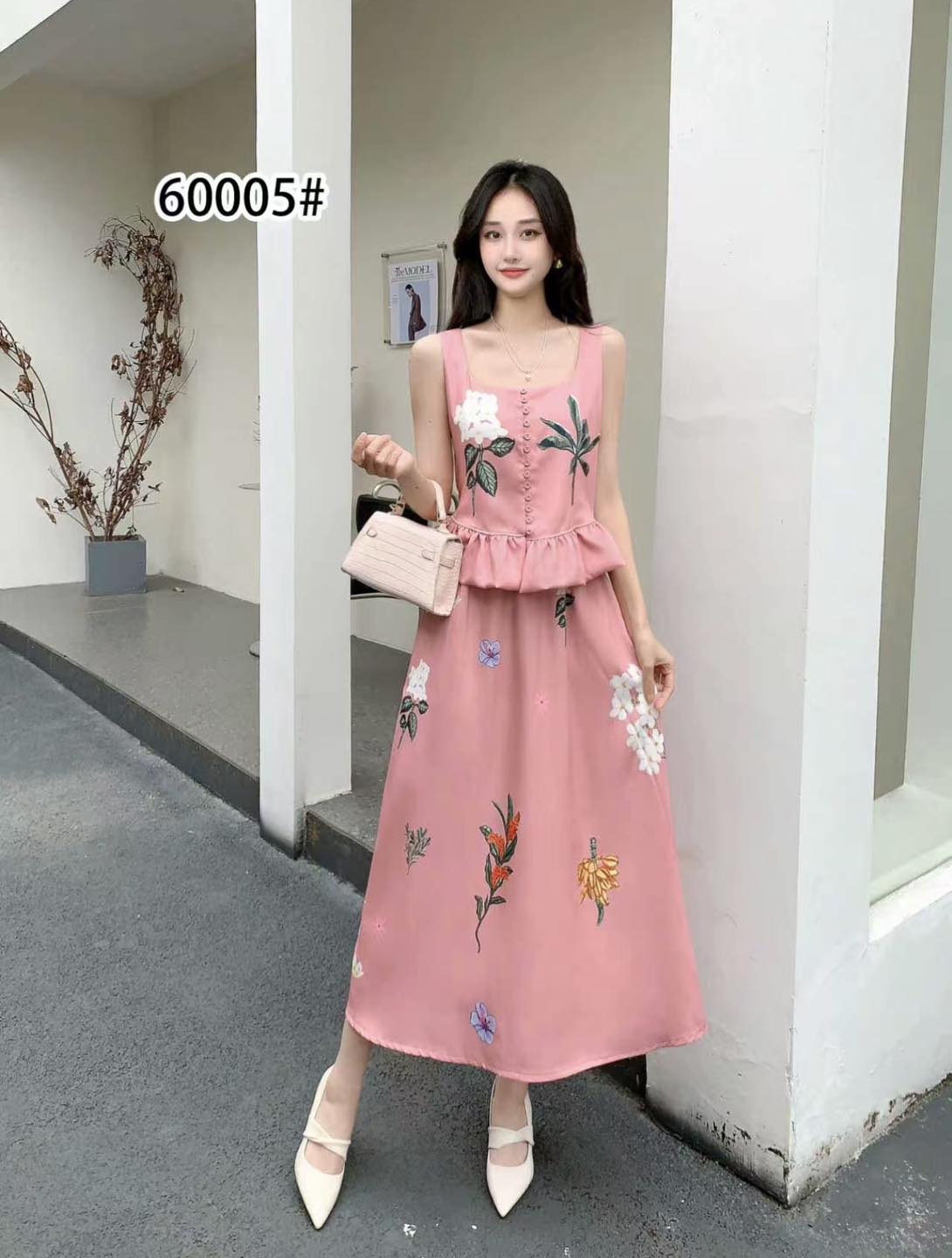 6005 Terno Skiirt Floral