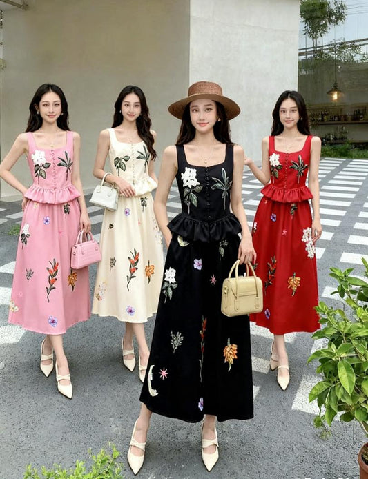 6005 Terno Skiirt Floral