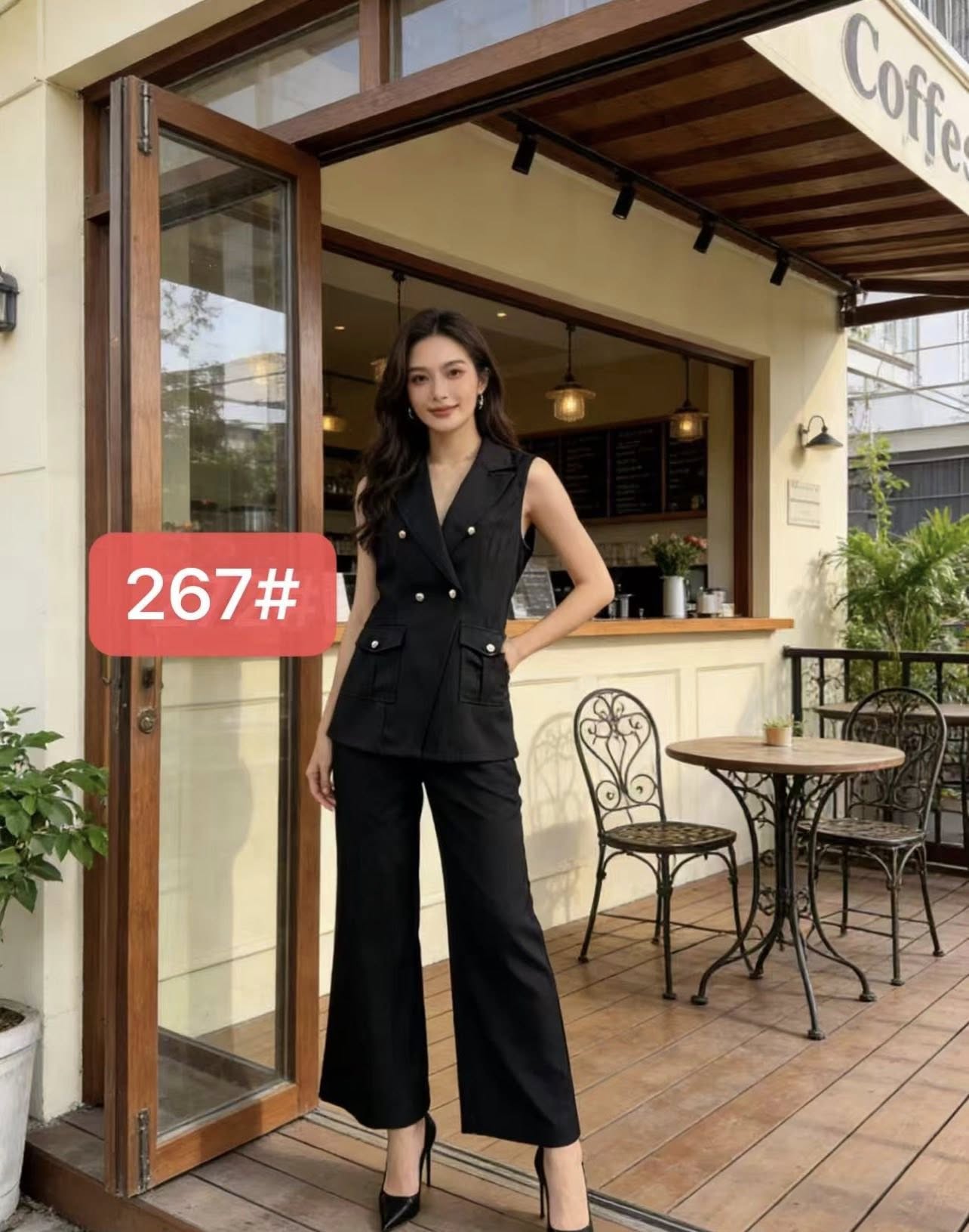 267 Black Terno Pants