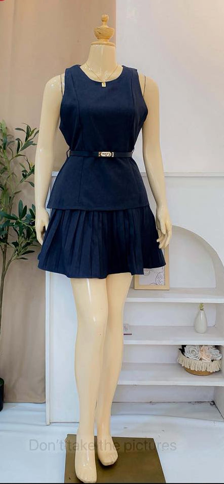 5300 Terno Mini Pleads Skirt