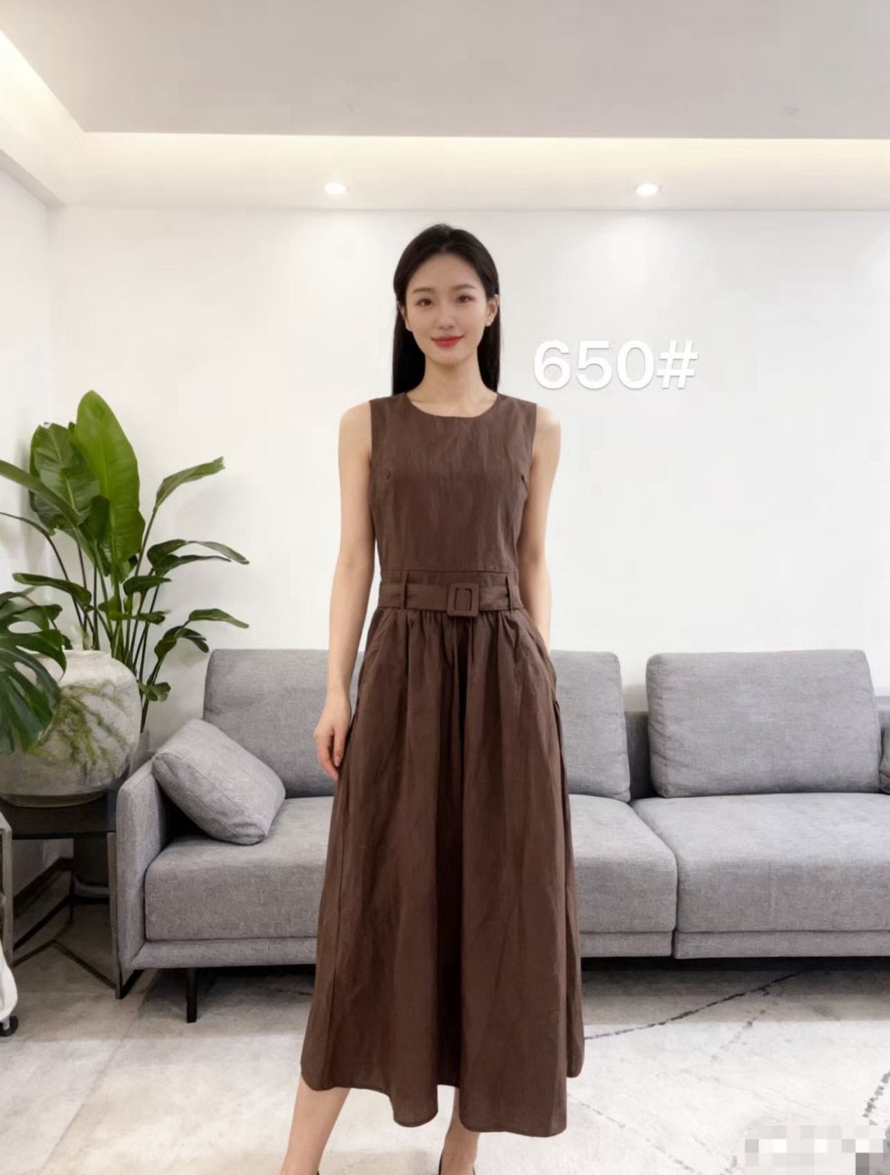 650 Dress with Belt