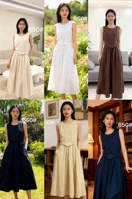 650 Dress with Belt