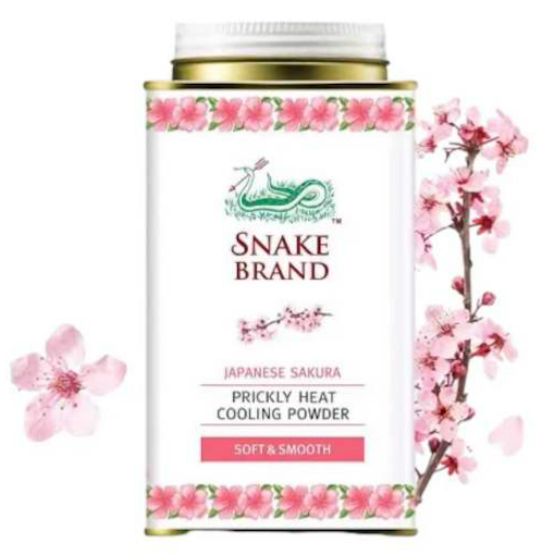 Snake Prickly Heat Powder Japanese Sakura