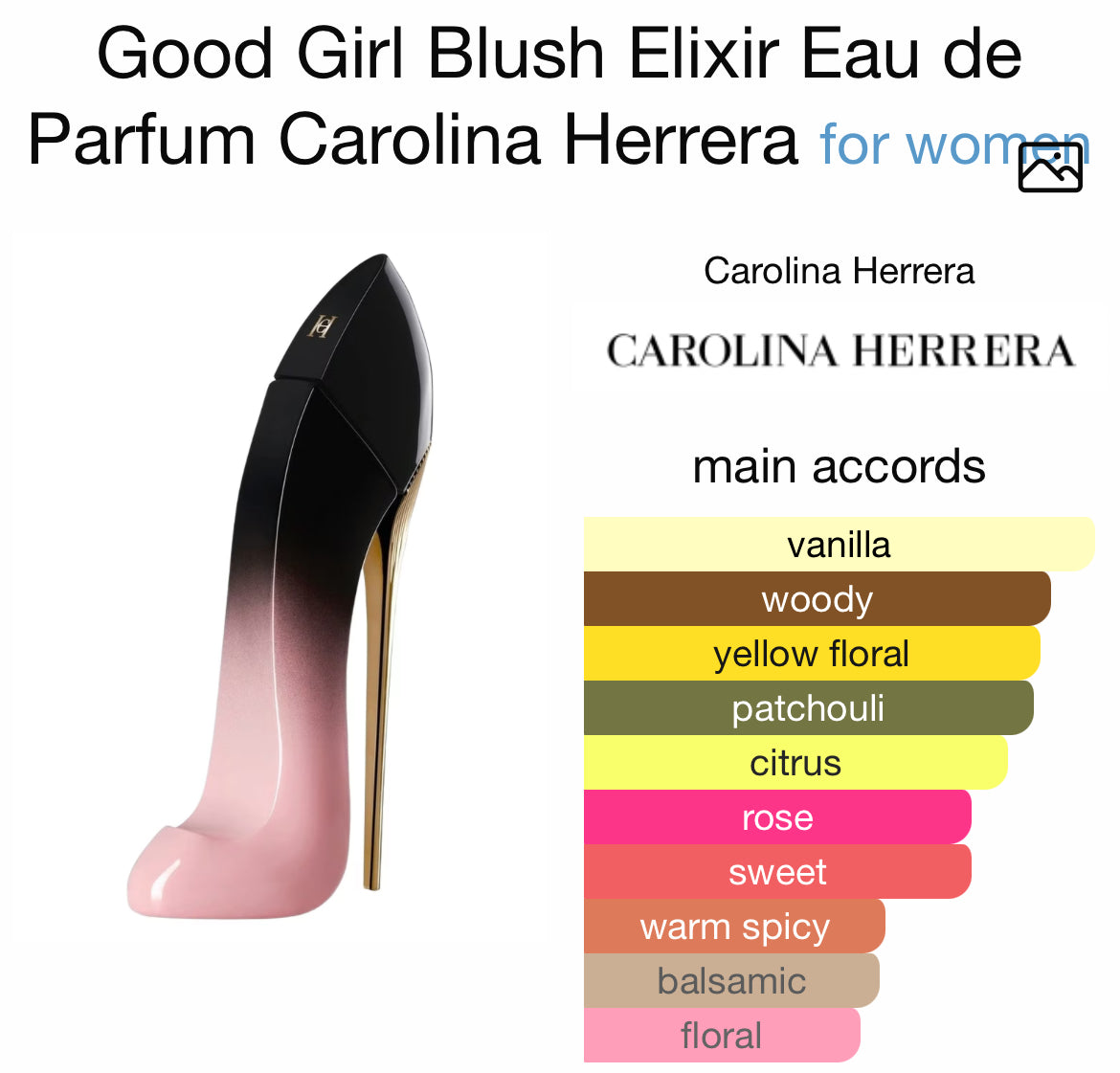 Good Girl Blush Elixir Eau de Parfum Carolina Herrera