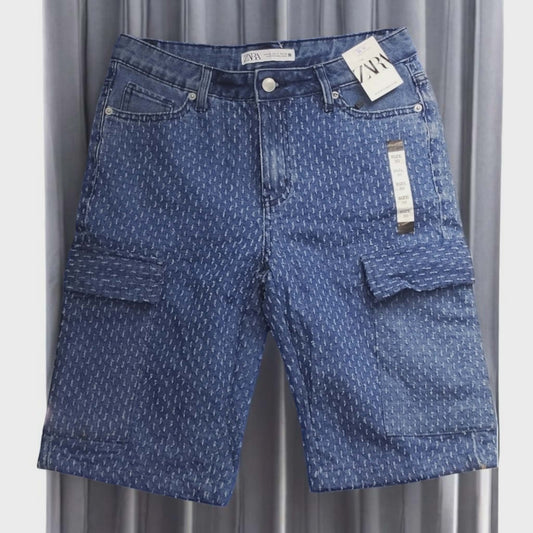 BR70 Zara Denim Cargo Short