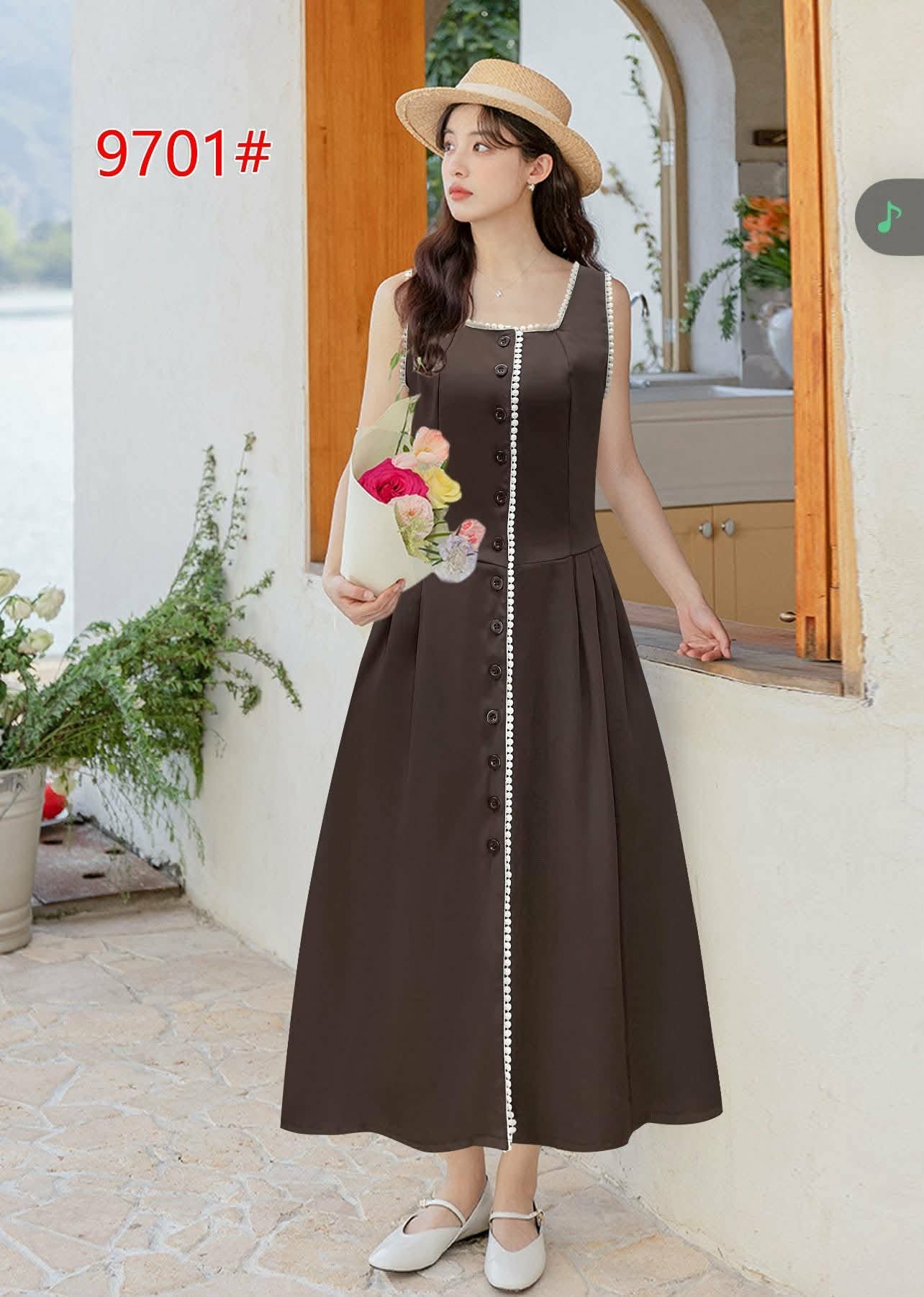 9701 Button Down Dress