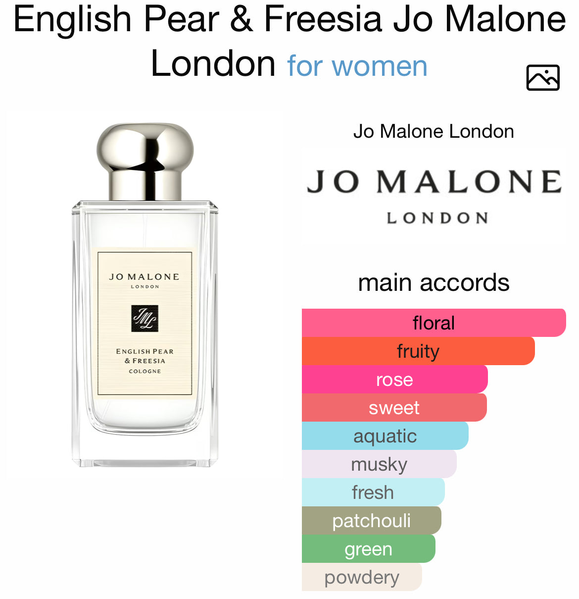 English Pear & Freesia Jo Malone London