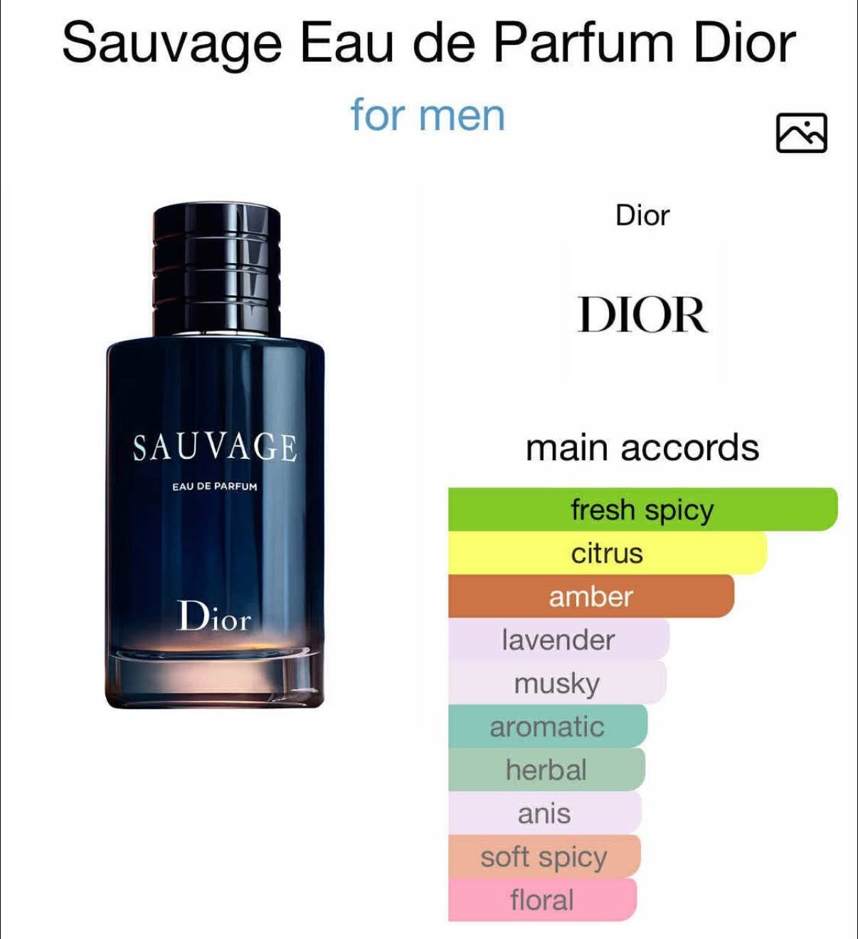 Sauvage Dior